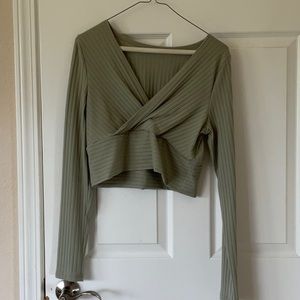 Green long sleeve Top